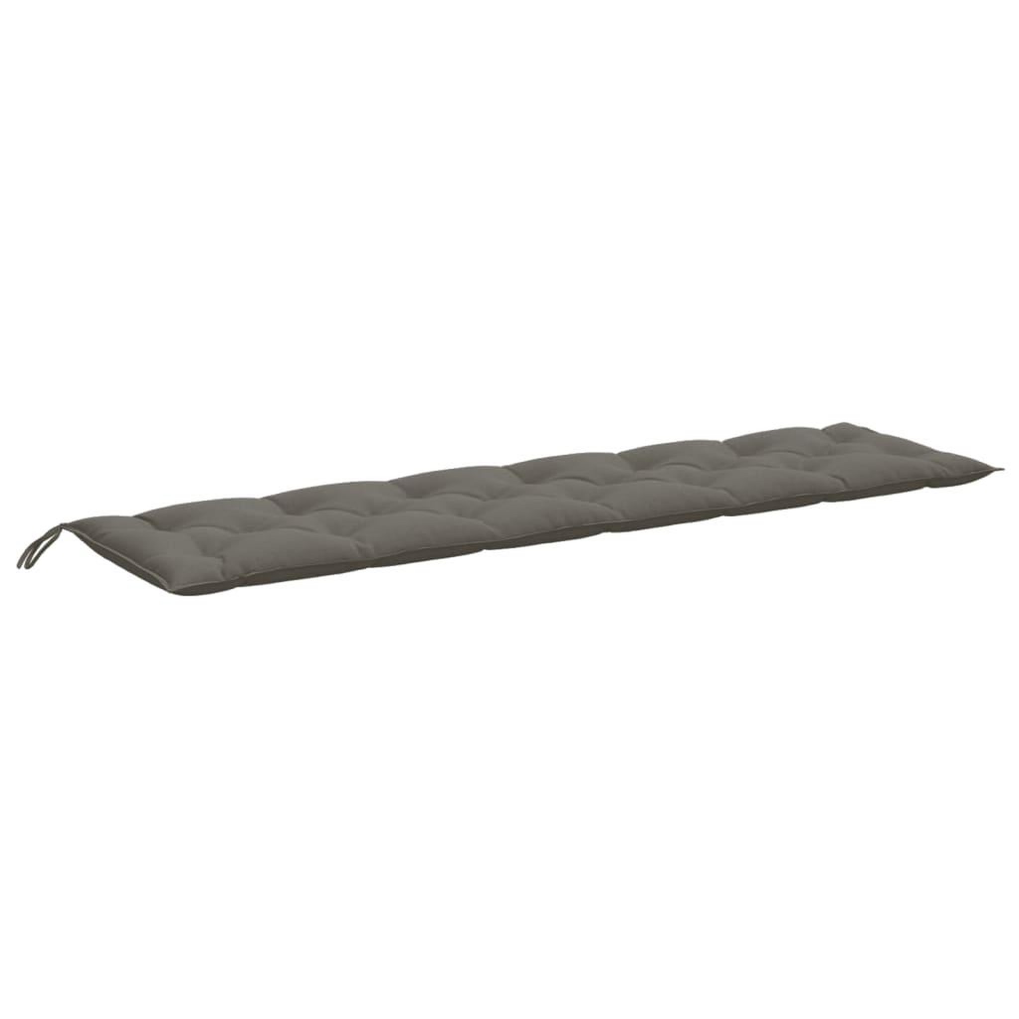 Voir la diapositive 5 : VIDAXL Coussins de banc de jardin lot de 2 gris fonce melange tissu