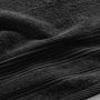 Voir la diapositive 3 : Paris Prix Serviette de Toilette  Tendresse  50x90cm Noir