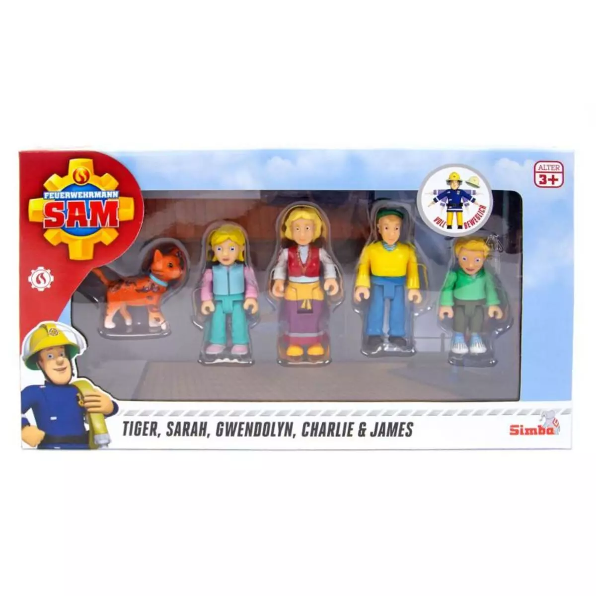 SIMBA SIMBA Fireman Sam Toy Figures - The Jones Family