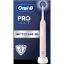 ORAL B Brosse à dents électrique Pro 1 Rose Cross Action + 1 brossette
