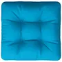 VIDAXL Coussin de palette bleu 60x60x12 cm tissu