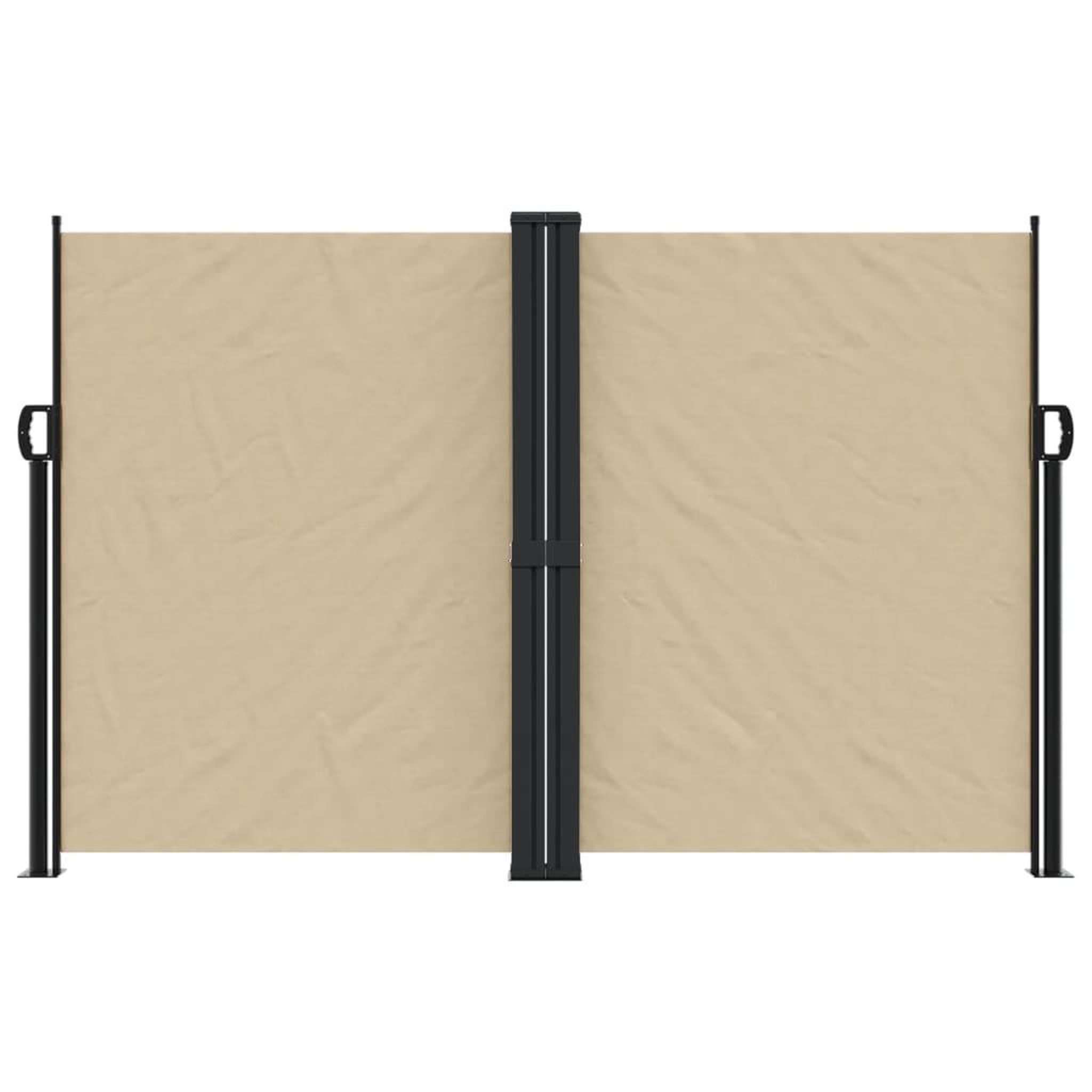 Voir la diapositive 3 : VIDAXL Auvent lateral retractable beige 160x1200 cm
