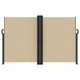 Voir la diapositive 3 : VIDAXL Auvent lateral retractable beige 160x1200 cm