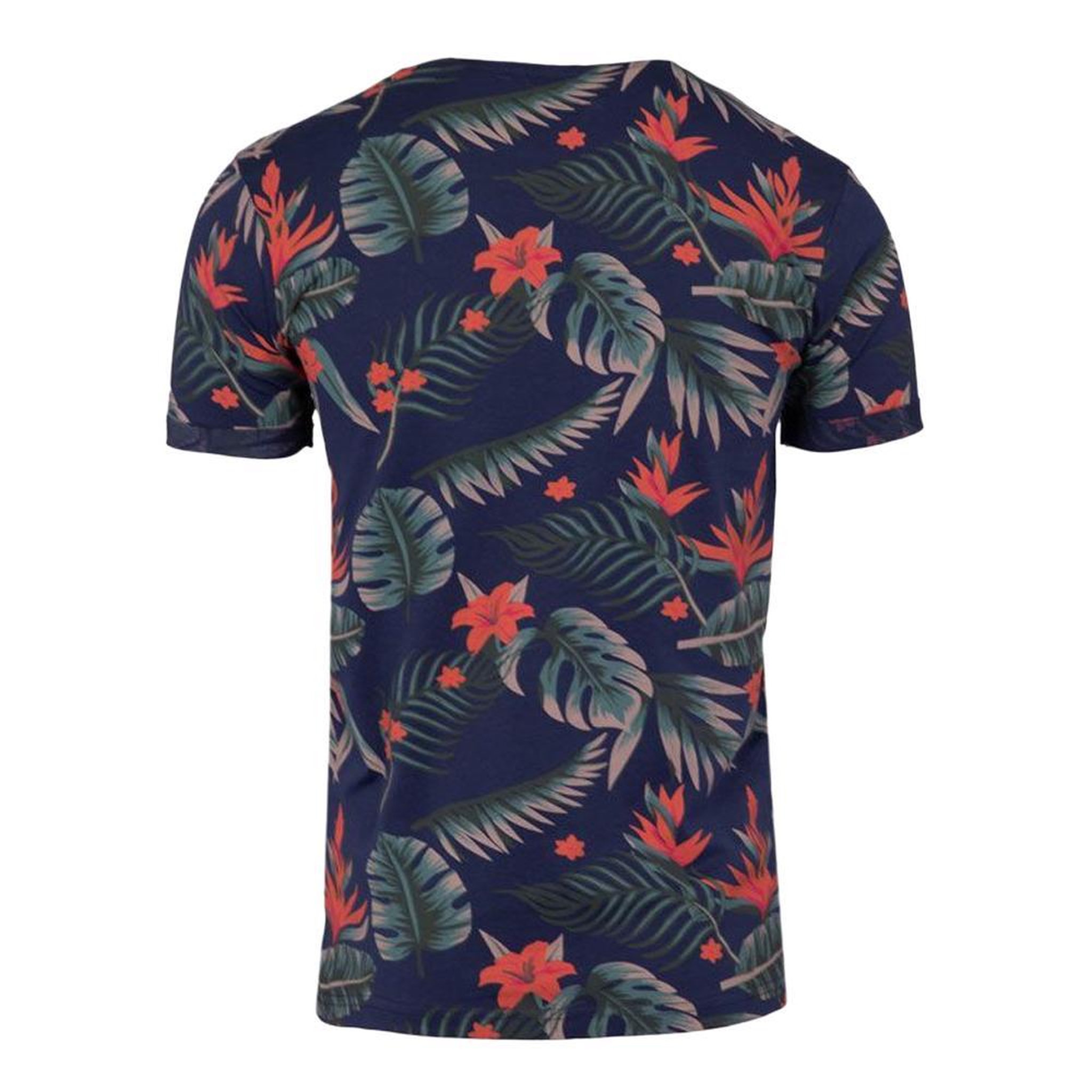 Voir la diapositive 2 : LA MAISON BLAGGIO T-shirt Marine/Rouge Homme La Maison Blaggio Fleur