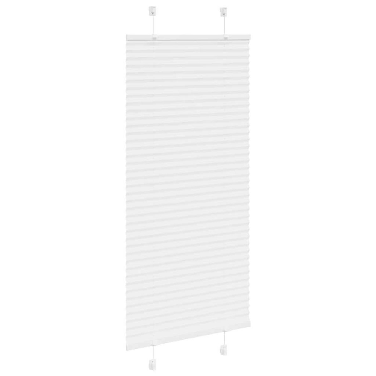 VIDAXL Store plisse blanc 60x150 cm largeur du tissu 59,4 cm polyester