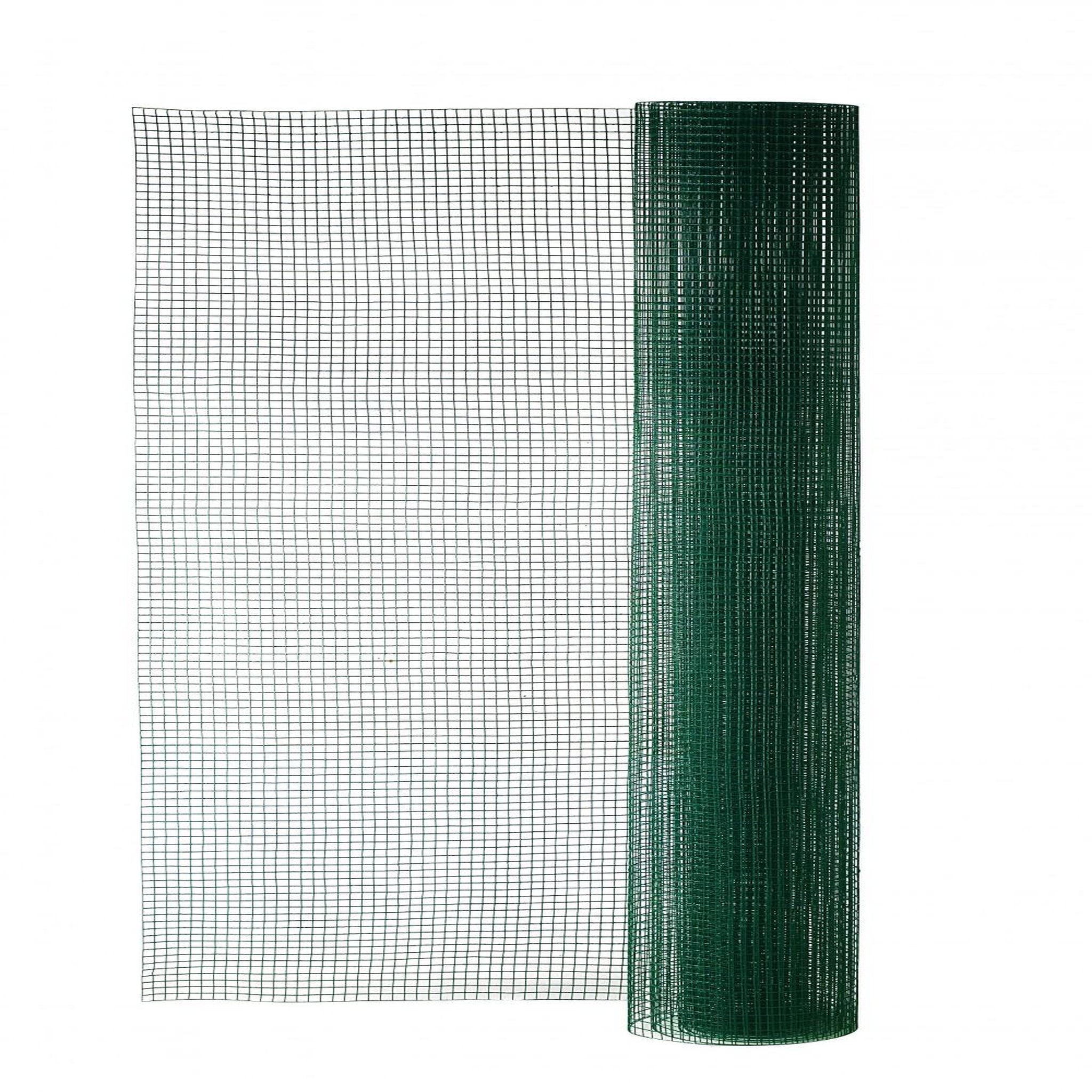CENTRALE BRICO Grillage pour animaux soudé vert, H.1.5 x L.5 m, maille H.12 x l.12.7 mm