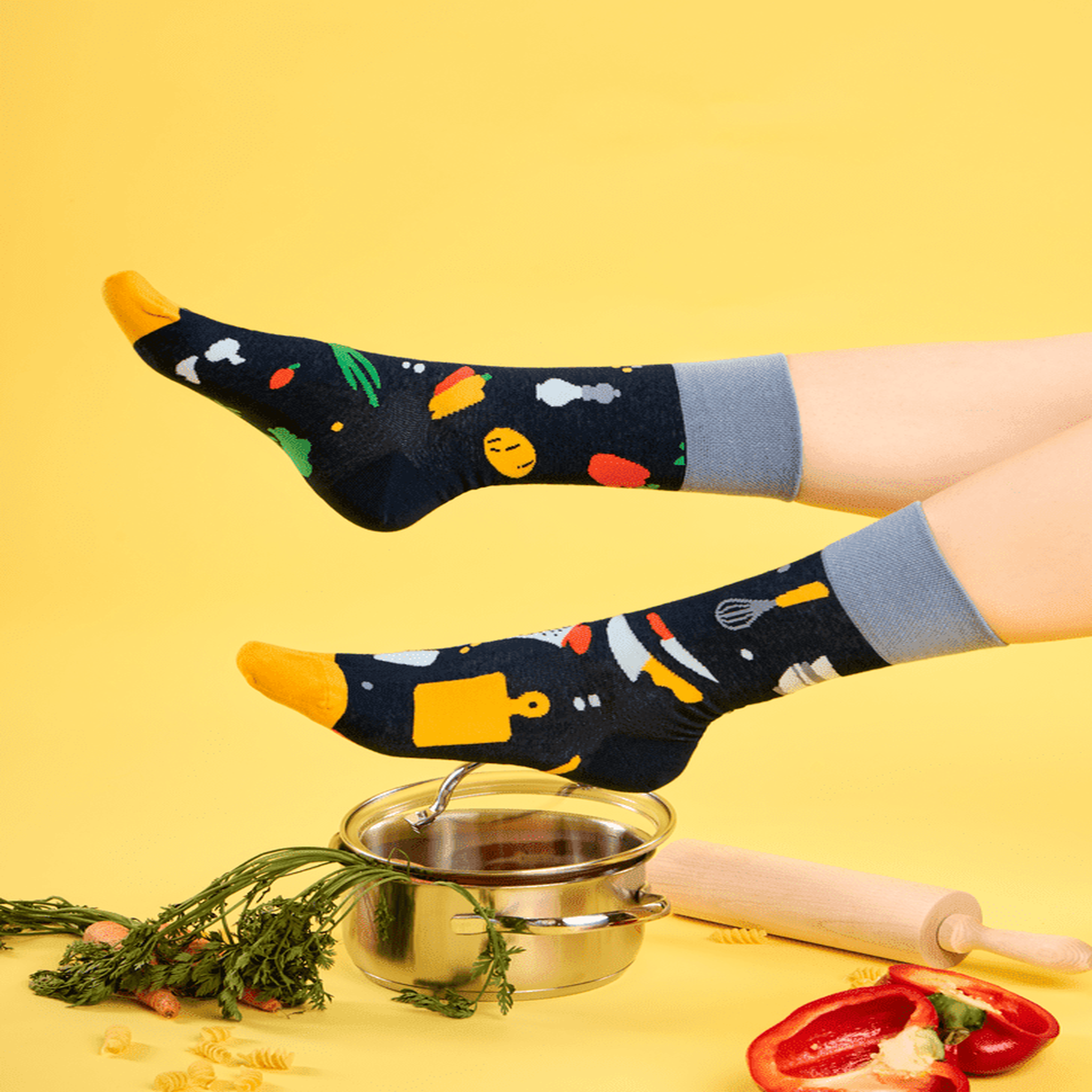 Voir la diapositive 5 : DEDOLES Chaussettes cuisine saine