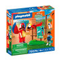 Voir la diapositive 1 : PLAYMOBIL 72074 Zoo : Mascotte perroquet coloré  and  enfant