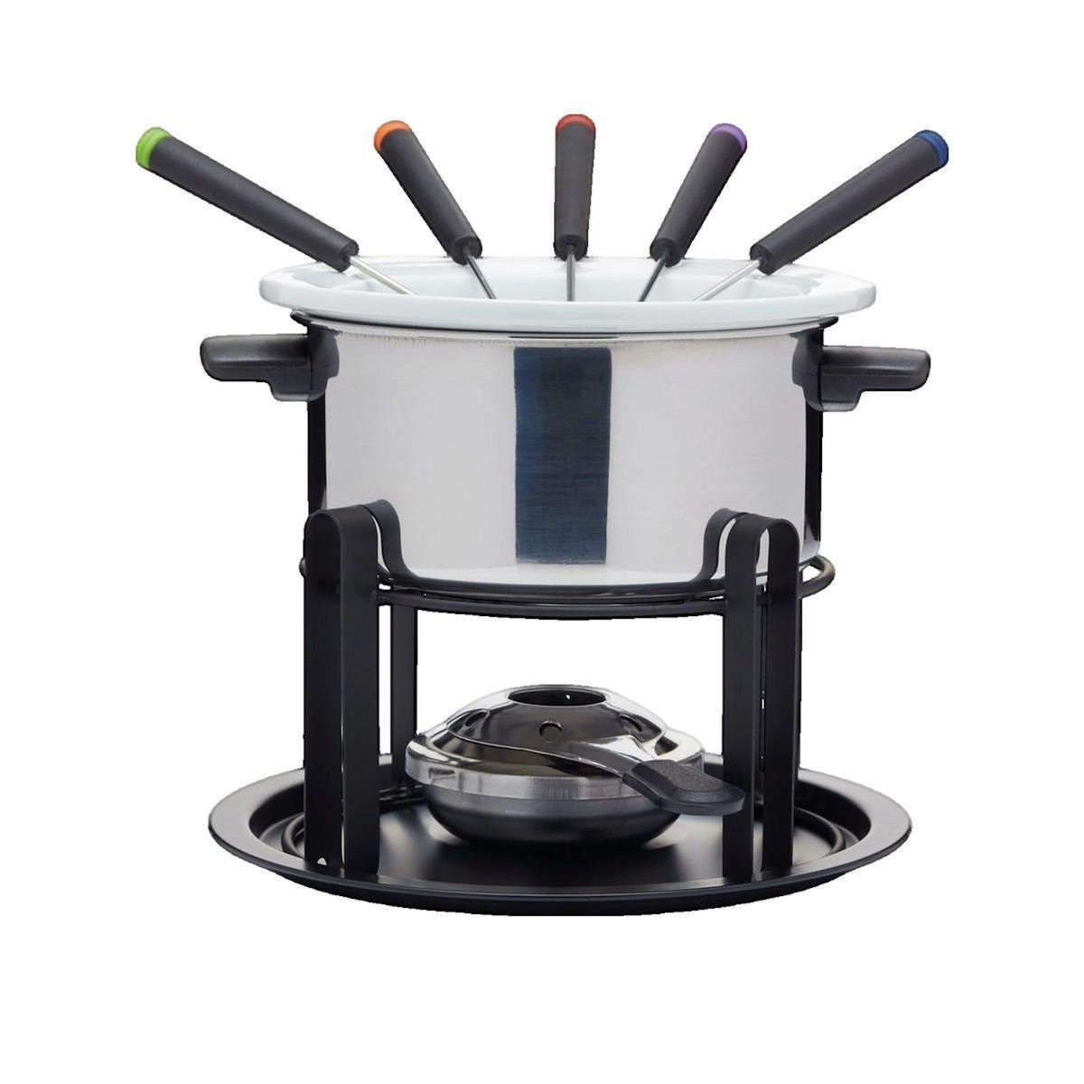 CRAFT Ensemble à fondue Craft 3 en 1 en acier inoxydable