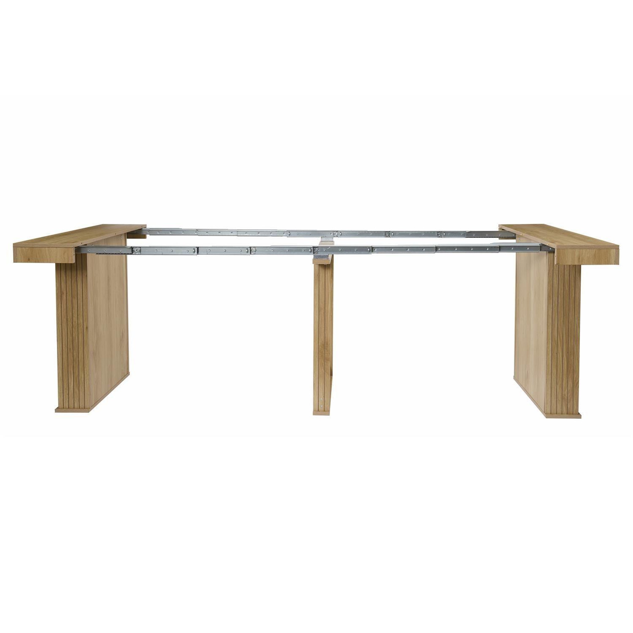 Voir la diapositive 3 : The Home Deco Factory Console table extensible 2 à 10 places saulk - beige