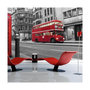 Voir la diapositive 1 : Paris Prix Papier Peint  Cabine Téléphonique & Bus Rouges à Londres