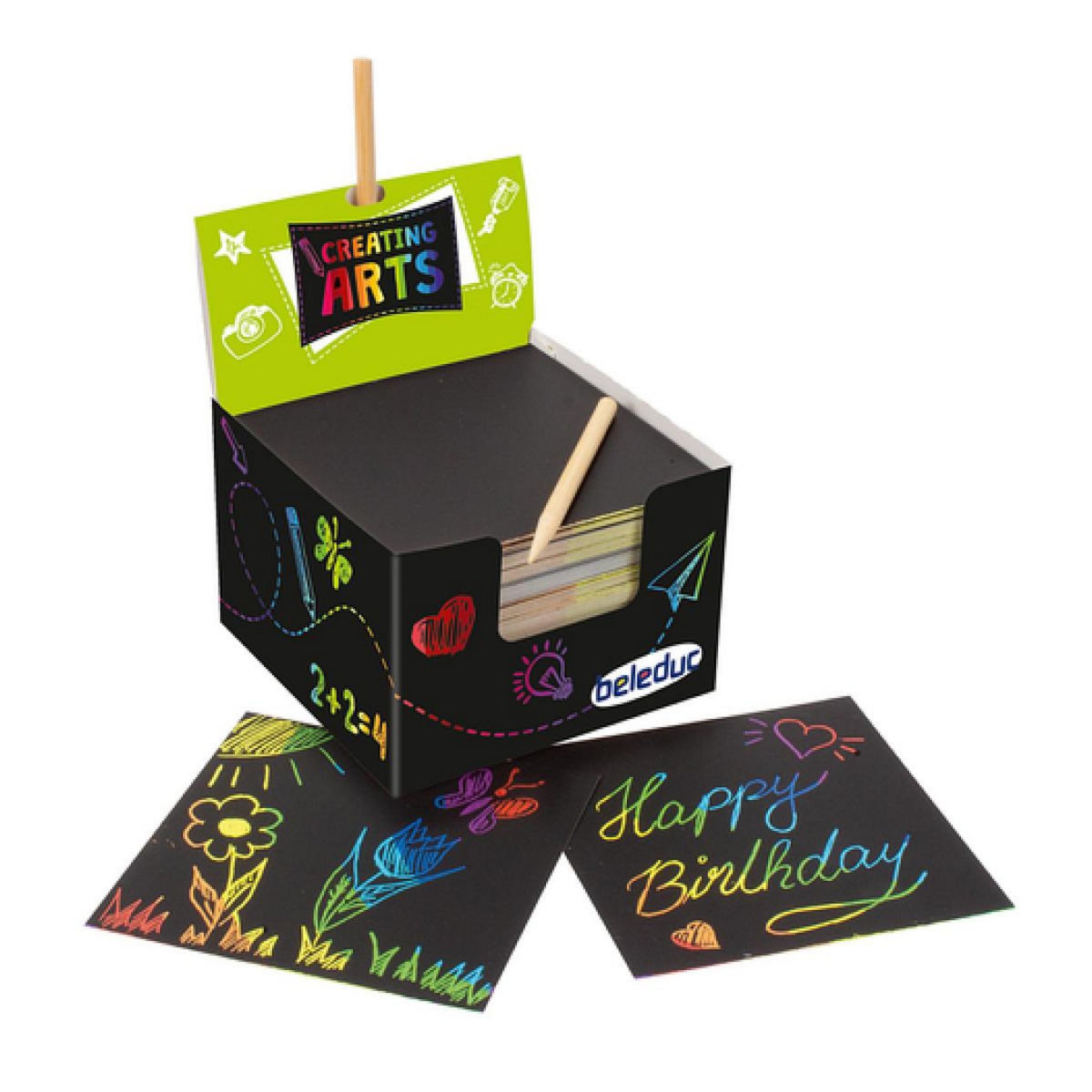 Beleduc Creating Arts - cartes à gratter