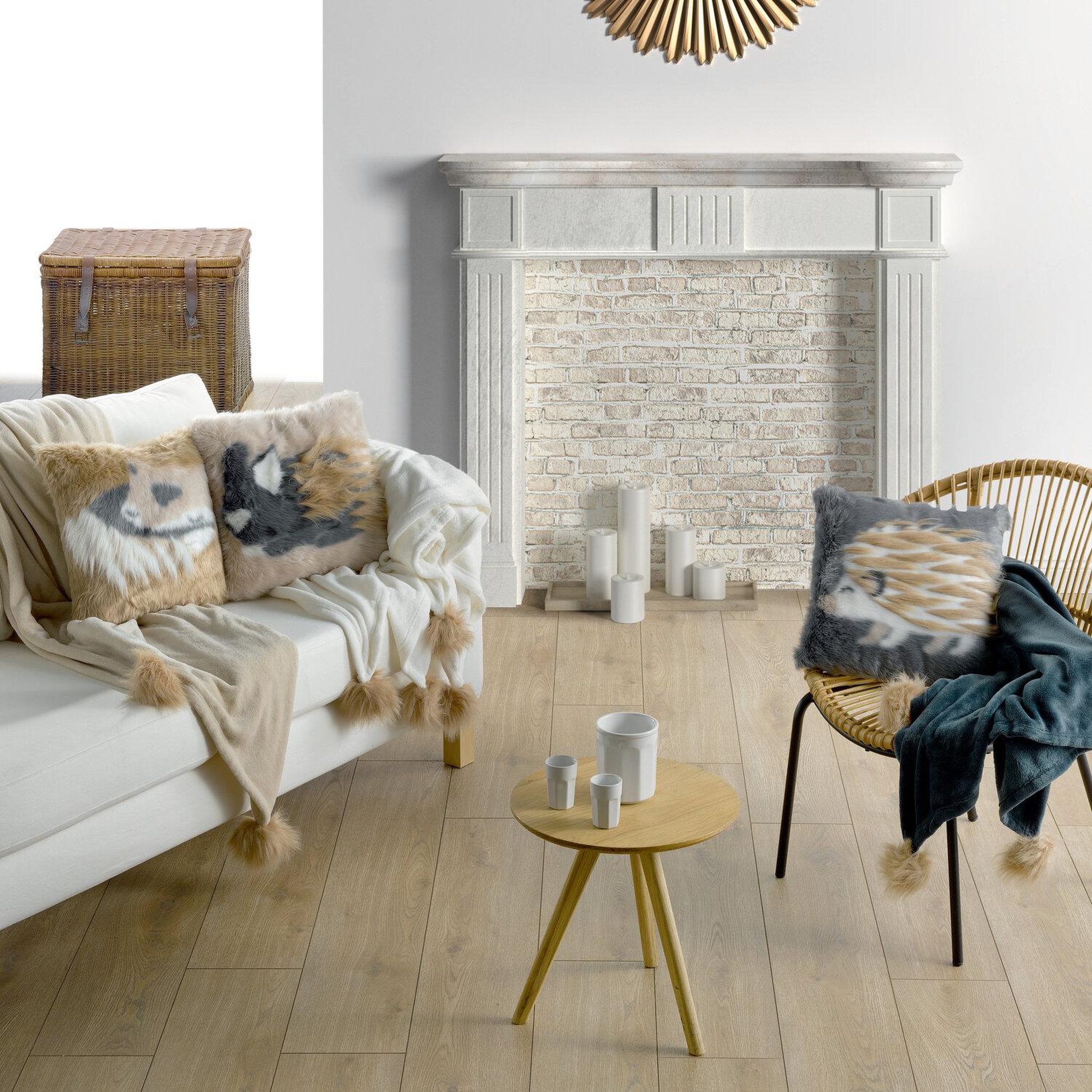 Voir la diapositive 1 : Les Ateliers du Linge Plaid 100%polyester