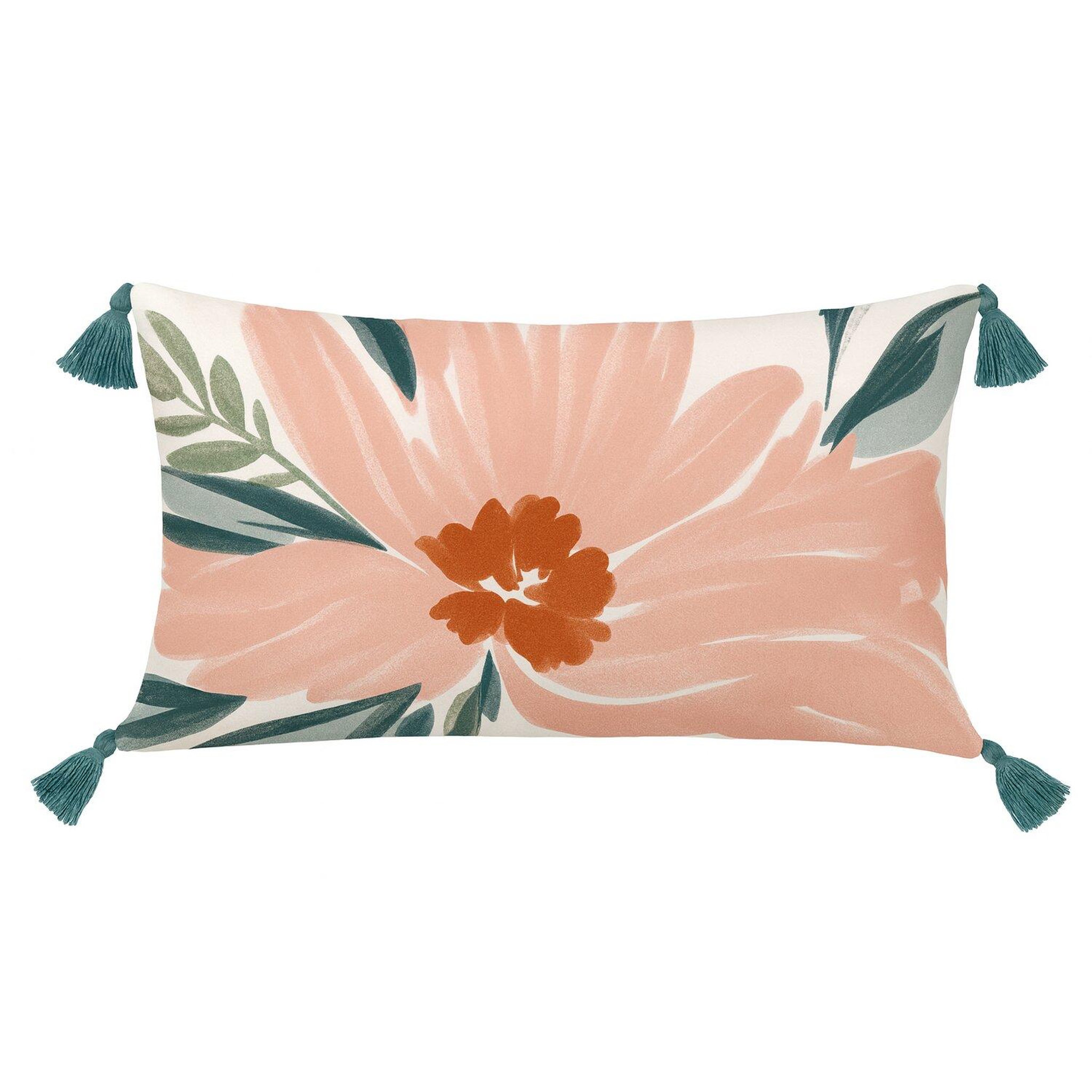 Voir la diapositive 4 : Les Ateliers du Linge Coussin imprimé 100%coton marna