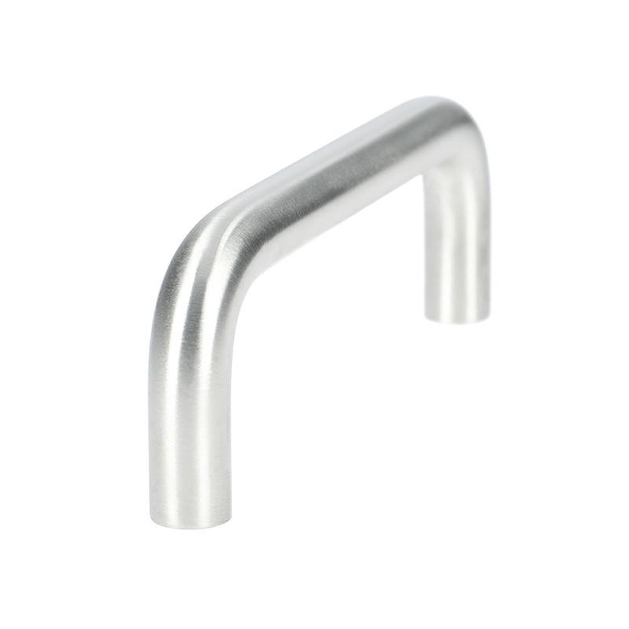 NOTRE SELECTION Poignée de meuble inox mat diamètre 10mm entraxe 128mm 155.01.232