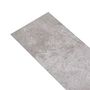 Voir la diapositive 4 : VIDAXL Dalles de plancher PVC 5,02 m^2 2 mm autoadhesif gris terre