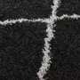 VIDAXL Tapis shaggy a poils longs Creme et anthracite 160x230 cm