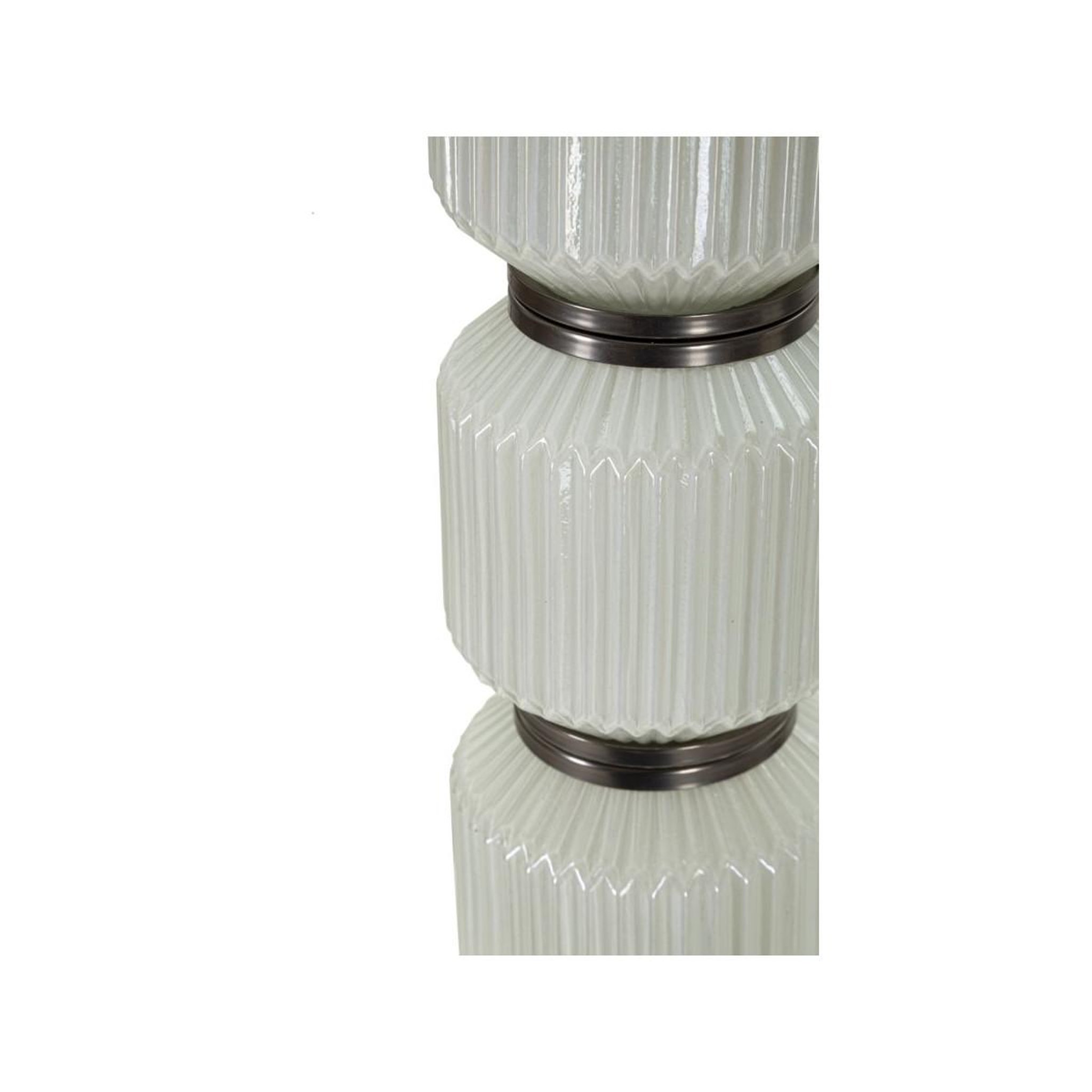 Voir la diapositive 4 : Paris Prix Lampadaire en métal  bright one  163cm blanc & gris