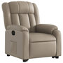 Voir la diapositive 4 : VIDAXL Fauteuil inclinable electrique cappuccino similicuir