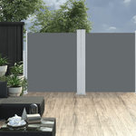 VIDAXL Auvent lateral retractable Anthracite 140 x 600 cm