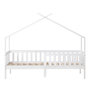 Voir la diapositive 1 : MERAX Lit cabane enfant 90x200cm pin coloris blanc