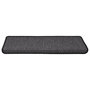 Voir la diapositive 4 : VIDAXL Tapis d'escalier autocollants 15 pcs 65x21x4 cm Anthracite