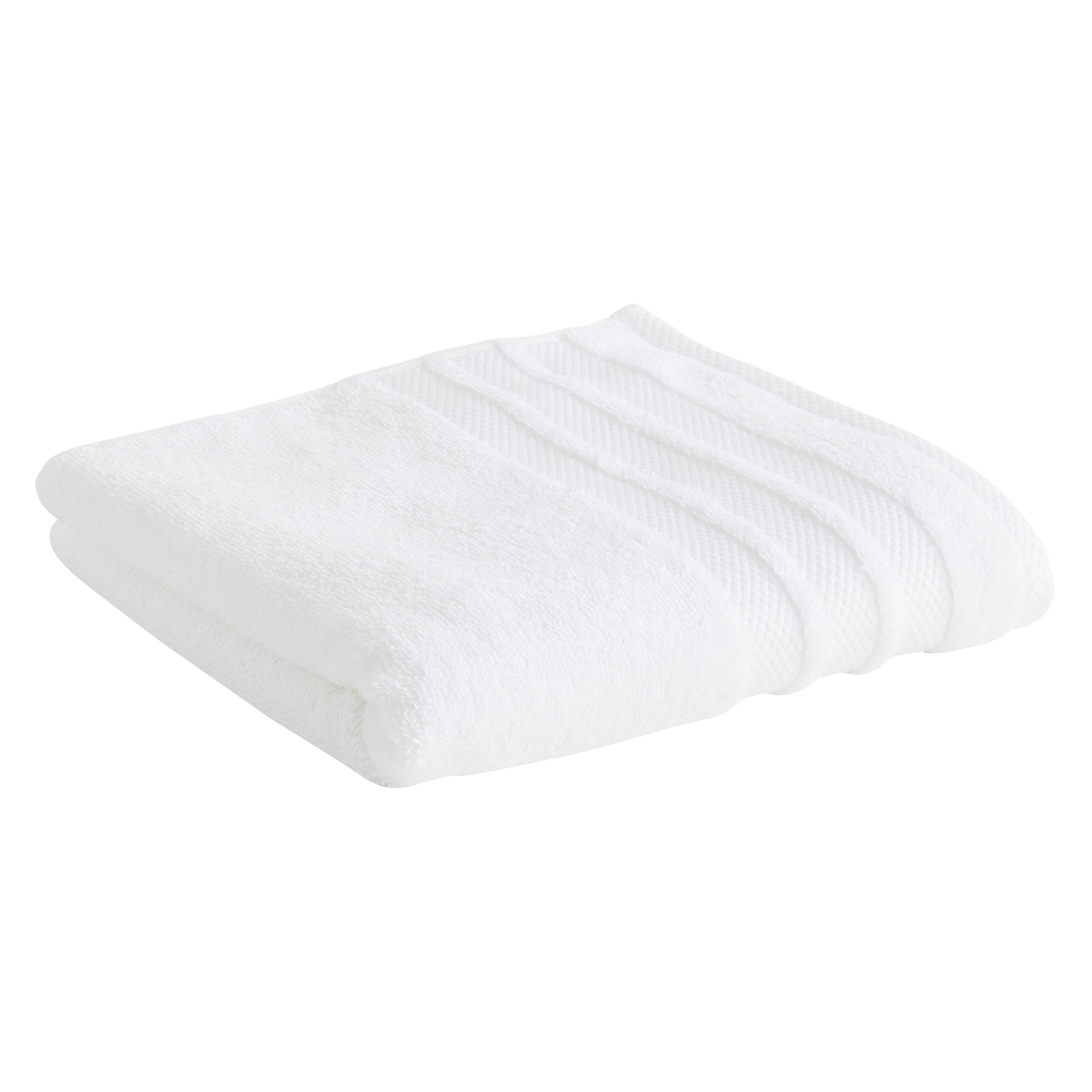 Voir la diapositive 1 : ACTUEL Serviette invité unie en coton 500 g/m²