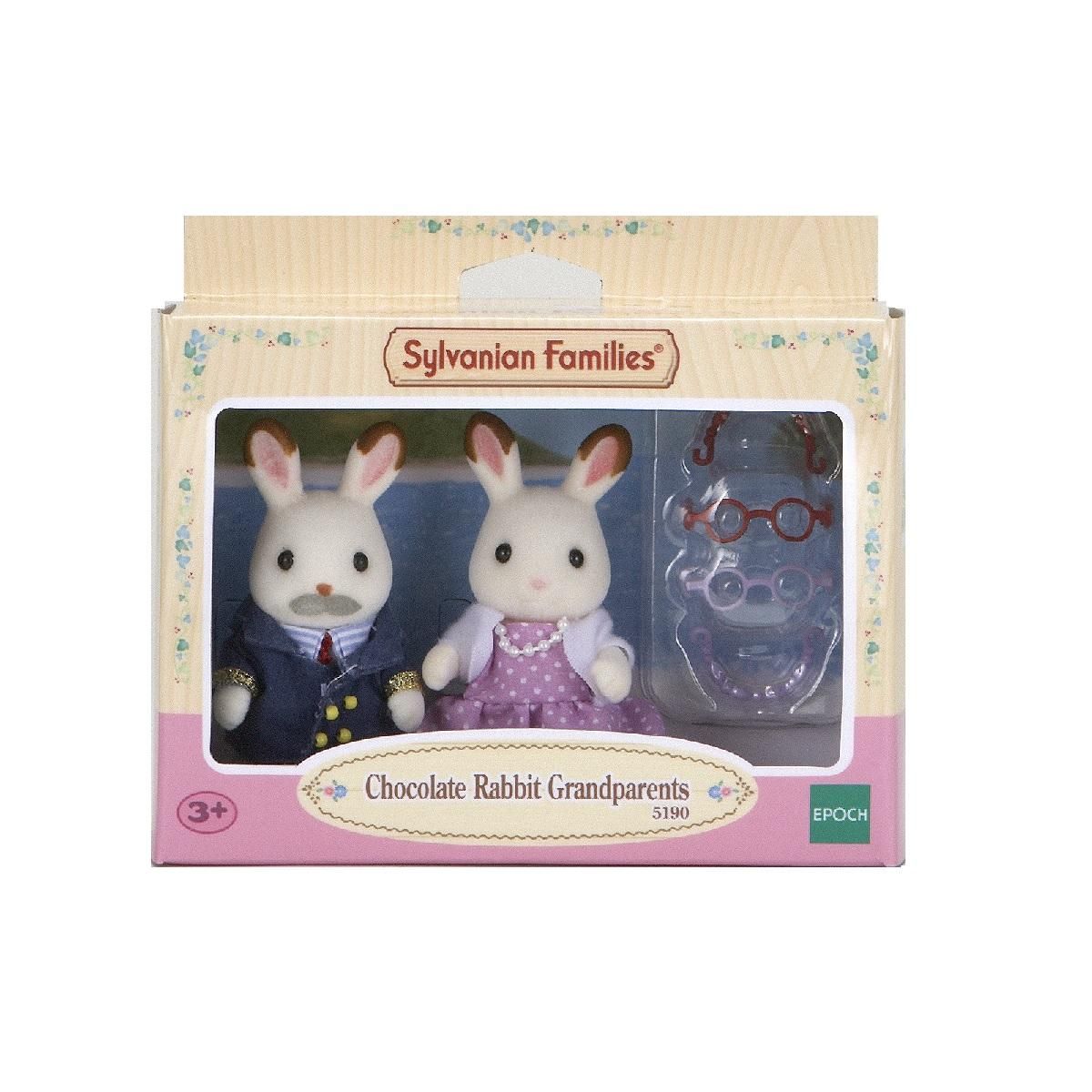 Sylvanian families 5190 - Les grands parents lapin chocolat - Sylvanian Families