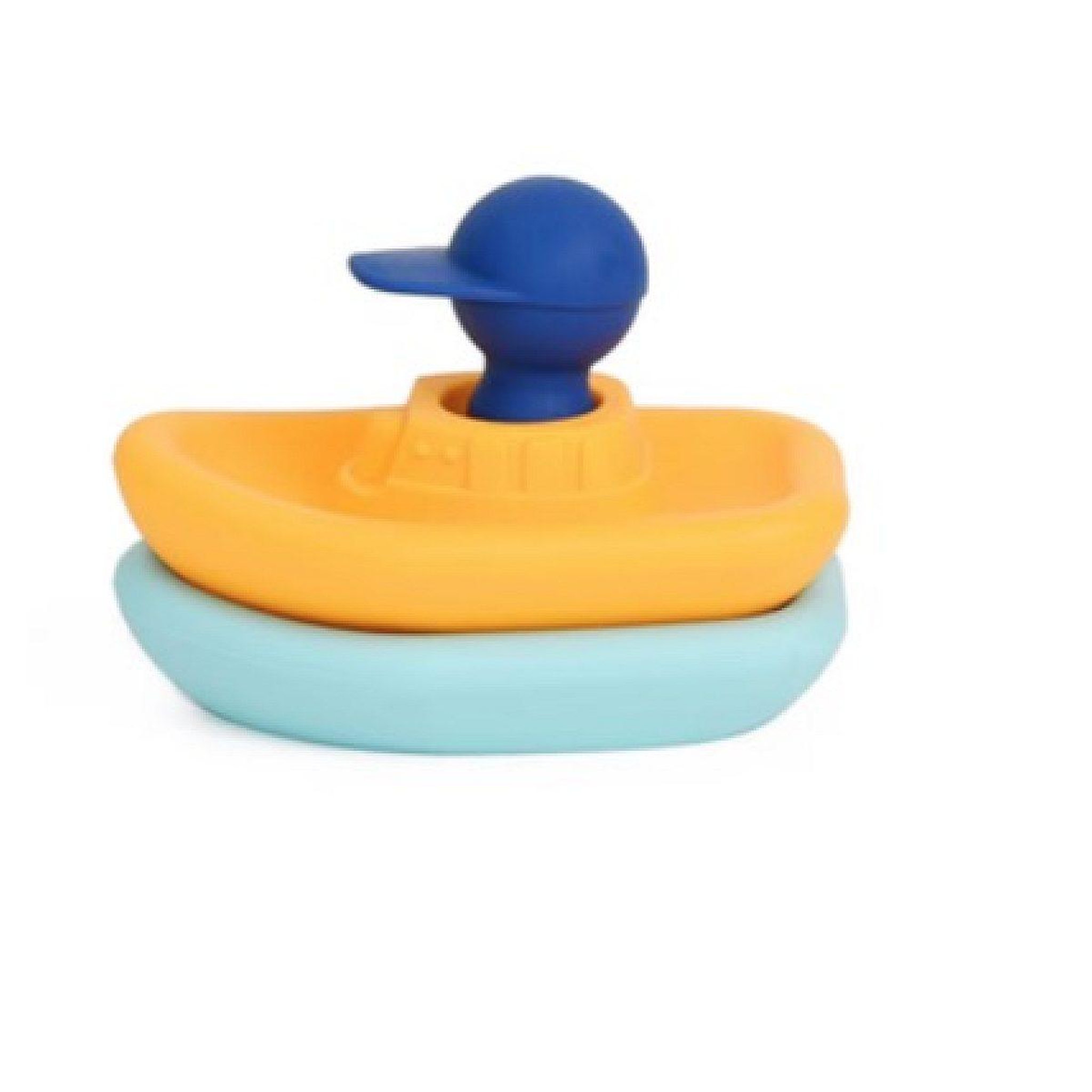 PETIKIDS 41105 set bateaux et capitaine jaune et bleu