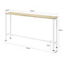 Voir la diapositive 3 : SOBUY SoBuy - Console D'entrée - 120x20x65cm - Industriel - FSB19
