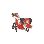 Papo 39388 Cheval du roi au dragon rouge