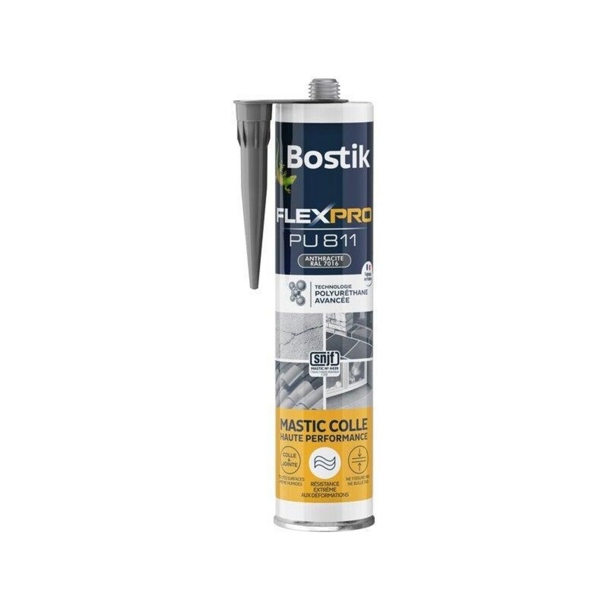 Bostik Colle joint int/ext polyuretane bostik flexpro pu811 anthracite 300ml
