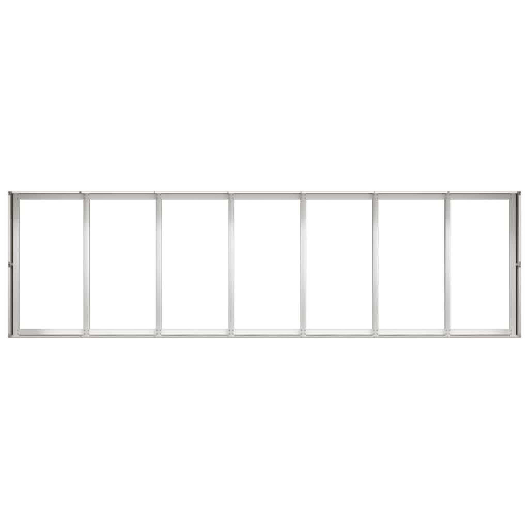 Voir la diapositive 5 : VIDAXL Jardiniere 280x80x40 cm acier inoxydable