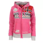 GEOGRAPHICAL NORWAY Sweat Rose à zip Femme Geographical Norway Flyer. Coloris disponibles : Rose