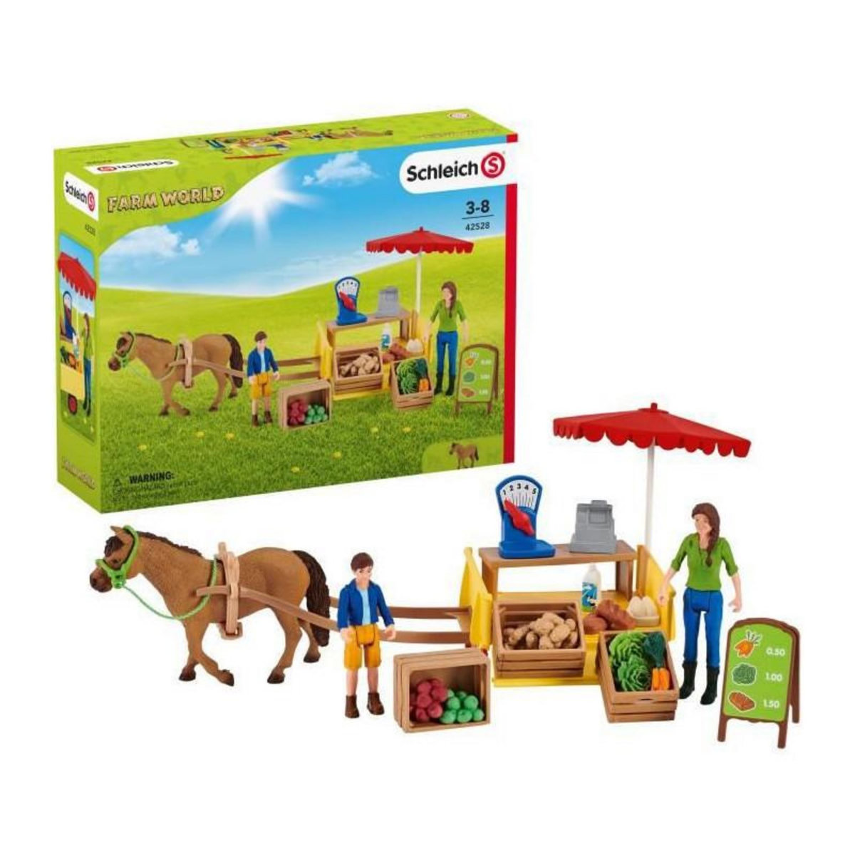 Schleich SCHLEICH - Etal mobile de la ferme