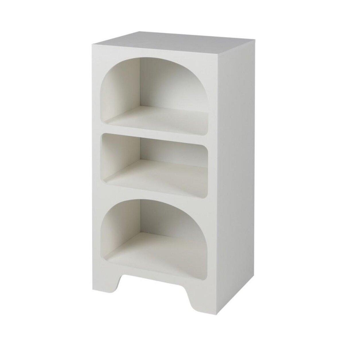 FORNORD Etagère blanche 3 niches design organique