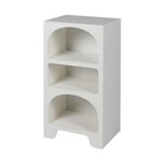 FORNORD Etagère blanche 3 niches design organique