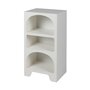Voir la diapositive 1 : FORNORD Etagère blanche 3 niches design organique