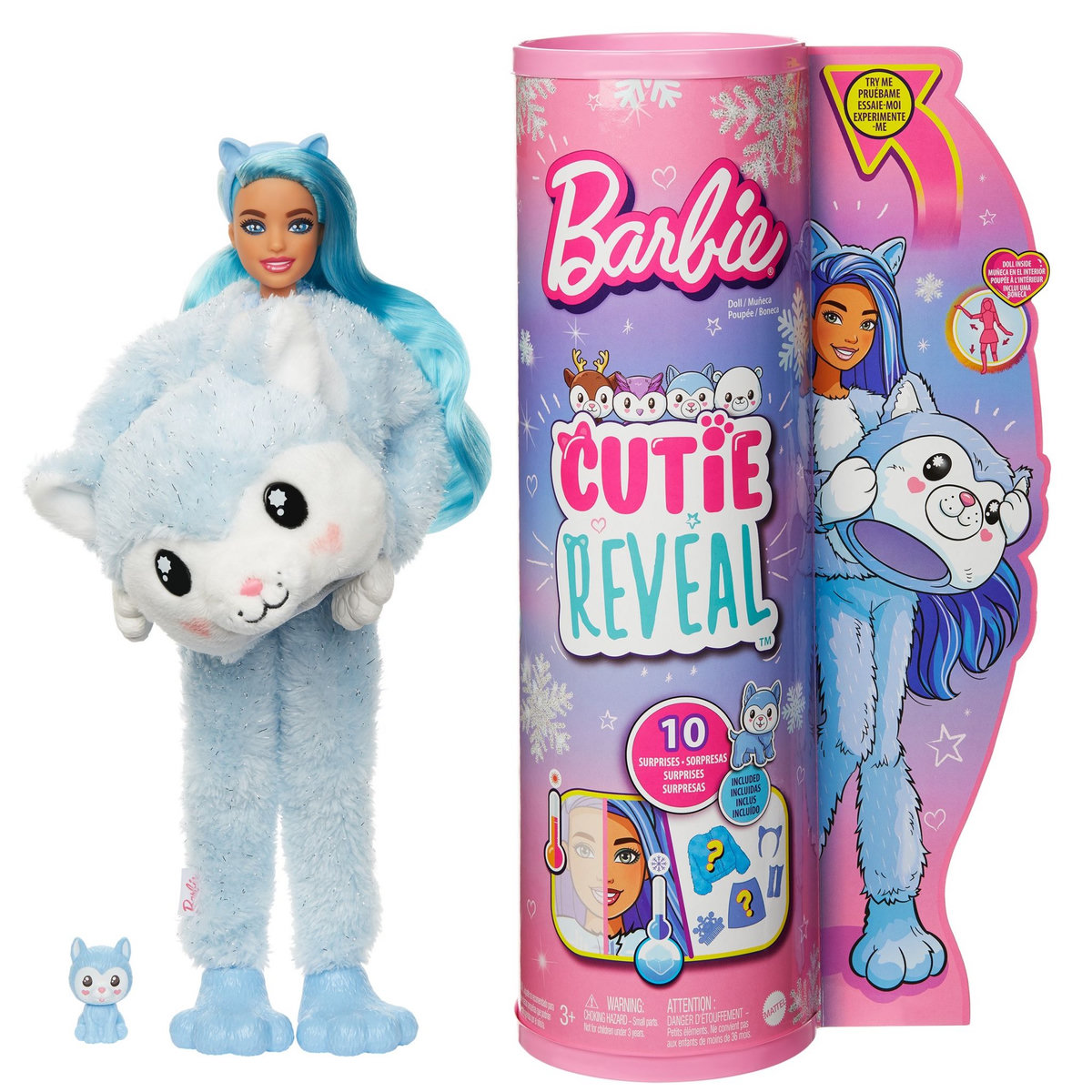 BARBIE Poupée Barbie Cutie Reveal Loup