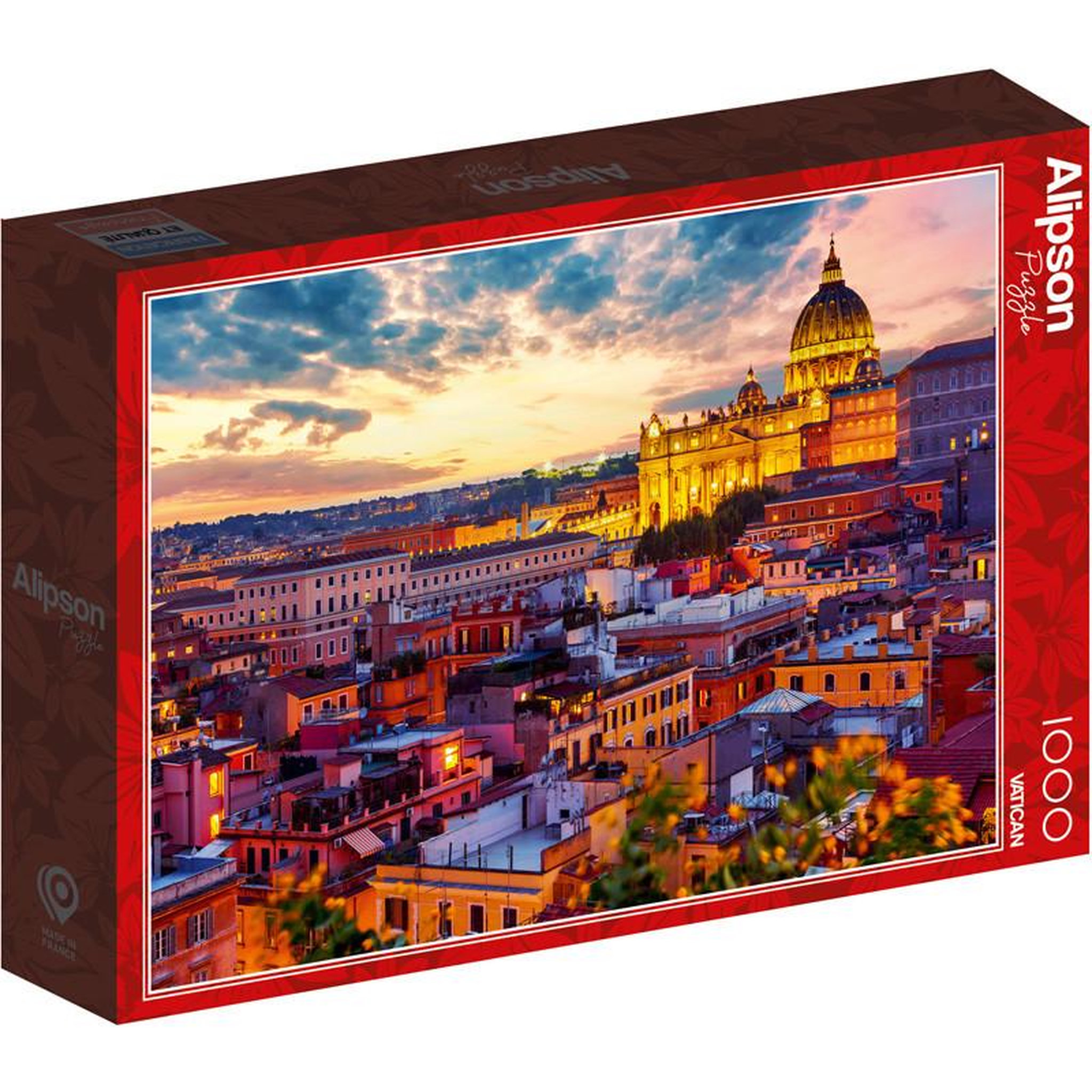 ALIZE Puzzle 1000 pièces Vatican – Rome – Architecture et monument – Adulte – Alizé