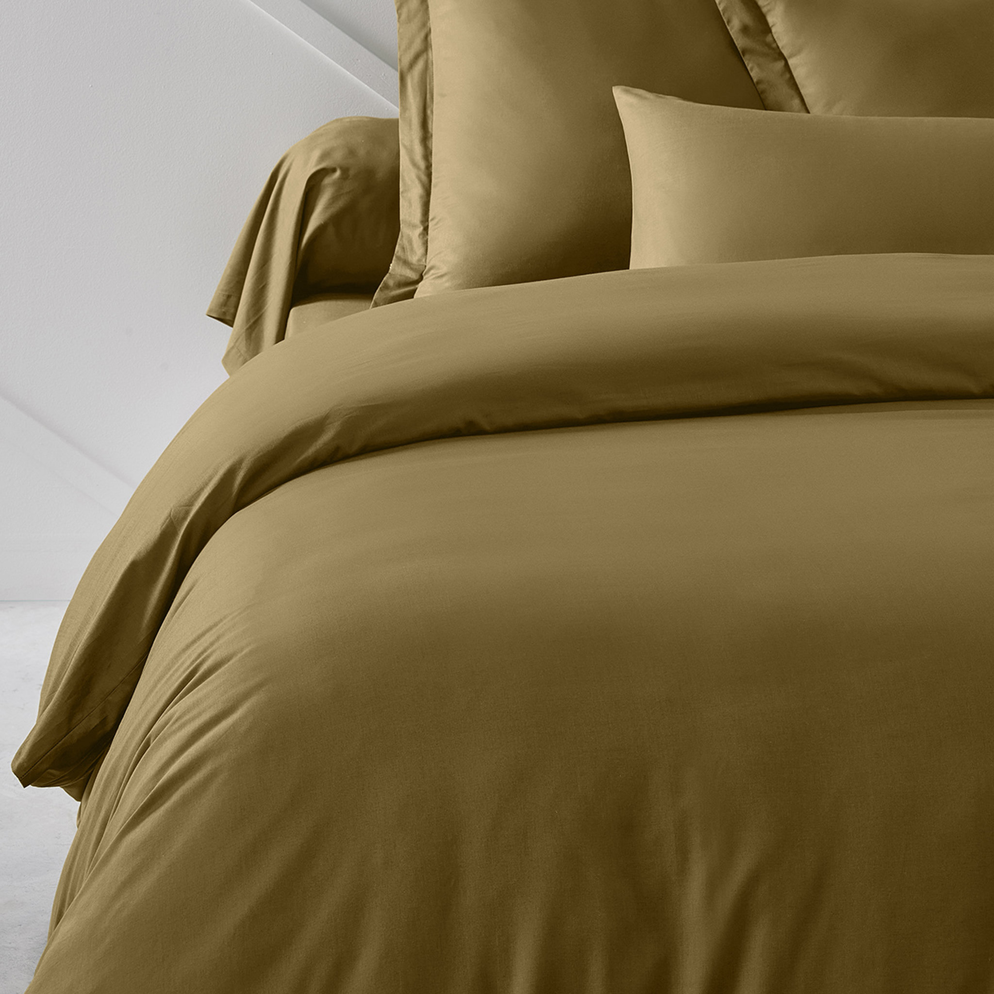 Voir la diapositive 3 : TODAY Housse de couette unie en Coton 57 fils ORGANIC 