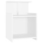 Voir la diapositive 3 : VIDAXL Tables de chevet 2 pcs Blanc 40x35x60 cm Agglomere