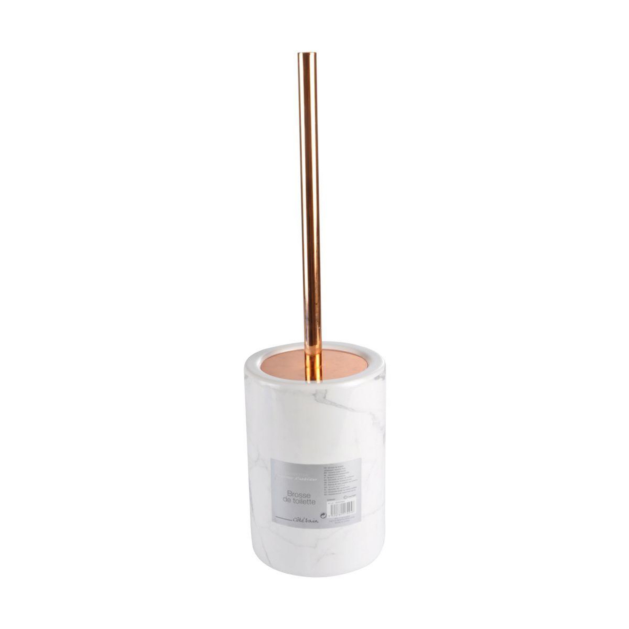 Douceur d'Intérieur Brosse wc  marbre  42,5cm blanc