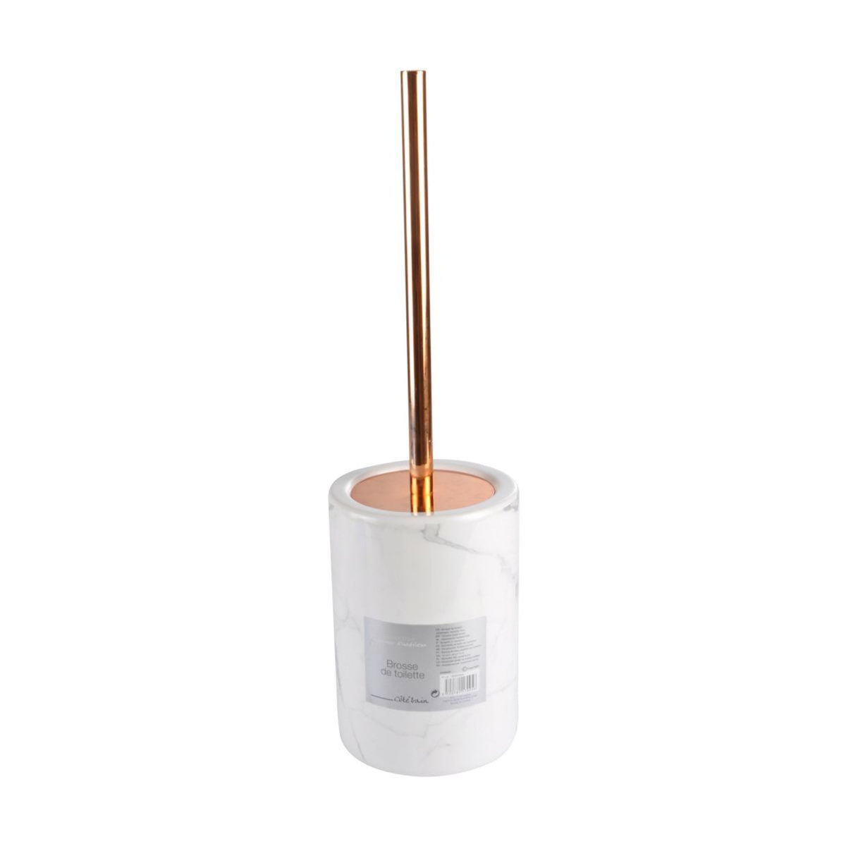 Paris Prix Brosse WC  Marbre  42,5cm Blanc