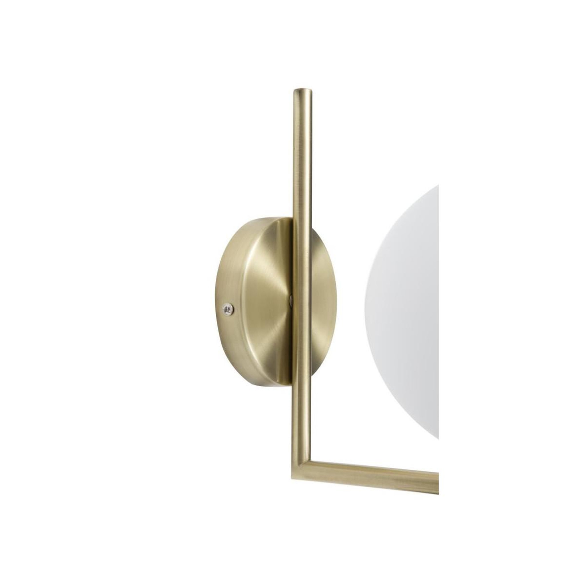 Voir la diapositive 3 : Paris Prix Applique murale sphère  glamy  22cm blanc & or