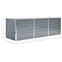 Voir la diapositive 6 : VIDAXL Lit sureleve de jardin Acier galvanise 240x80x77 cm Gris