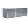 Voir la diapositive 6 : VIDAXL Lit sureleve de jardin Acier galvanise 240x80x77 cm Gris