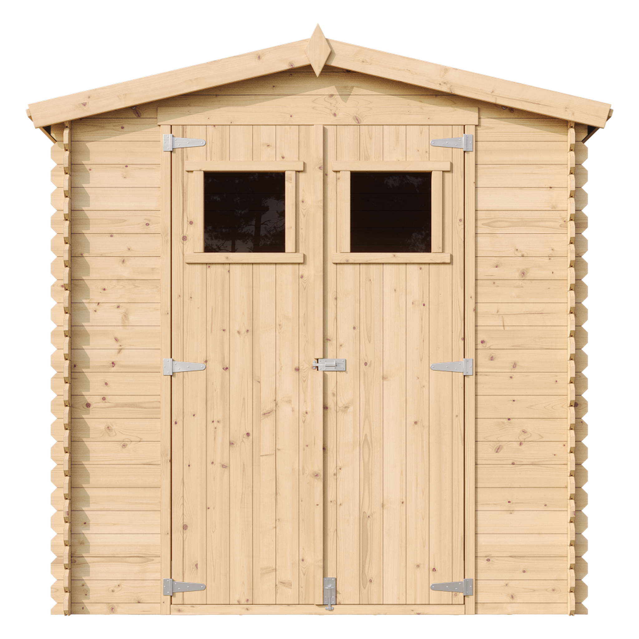 Voir la diapositive 2 : TIMBELA Abri de Jardin en Bois 3.53m² Cabanon Jardin Exterieur à Outils, avec sol imprégné M343+M343G