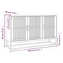 Voir la diapositive 6 : VIDAXL Buffet 105x30x65 cm bois d'ingenierie