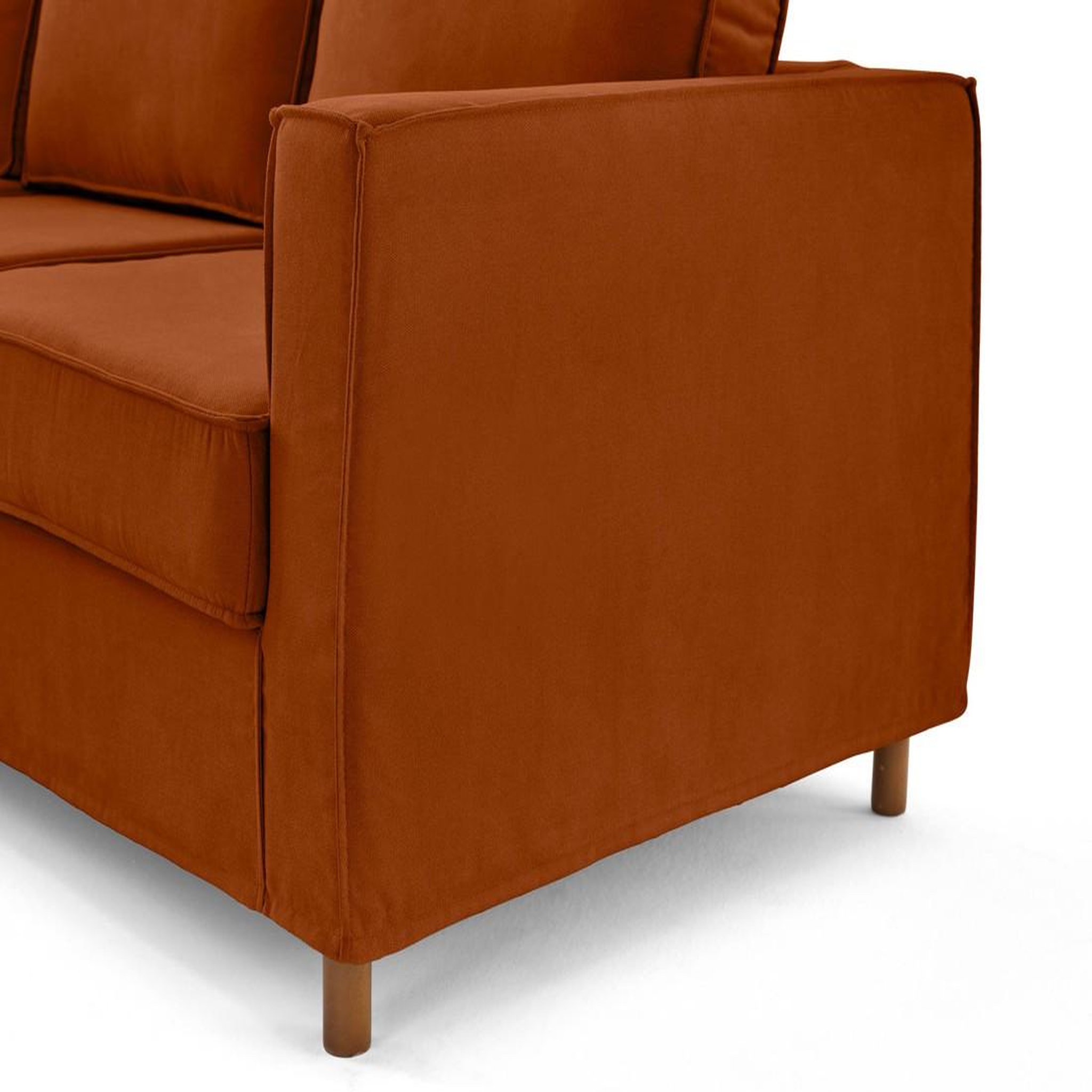 Voir la diapositive 6 : LISA DESIGN Jake - canapé déhoussable d'angle gauche 5 places en tissu